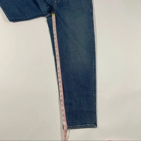 New Madewell Rivet & Thread High Rise Relaxed Straight Jeans - Picture 9 of 11